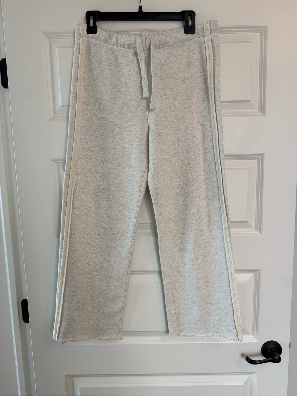 NWOT Frank & Eileen Bella Full Sweatpants in Heather White Melange